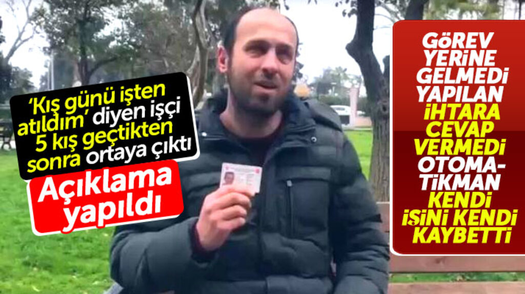 Samsun'da İlkadım Belediyesinde işten çıkartıldığını söyleyen o işçi ile ilgili açıklama yapıldı