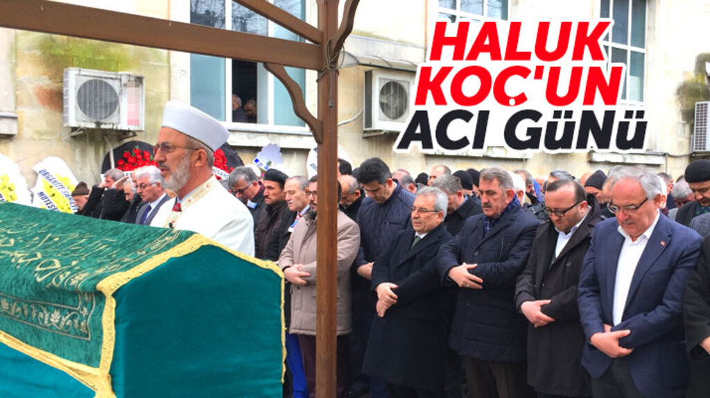 Haluk Koç kuzeni Mehmet Akif Semizoğlu'nu son yolculuğuna uğurladı