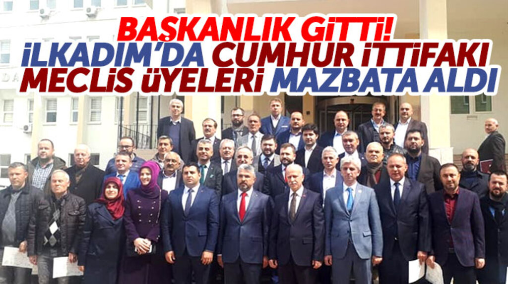 Samsun İlkadım'da Cumhur İttifakından meclis üyesi seçilen isimler mazbatalarını aldı