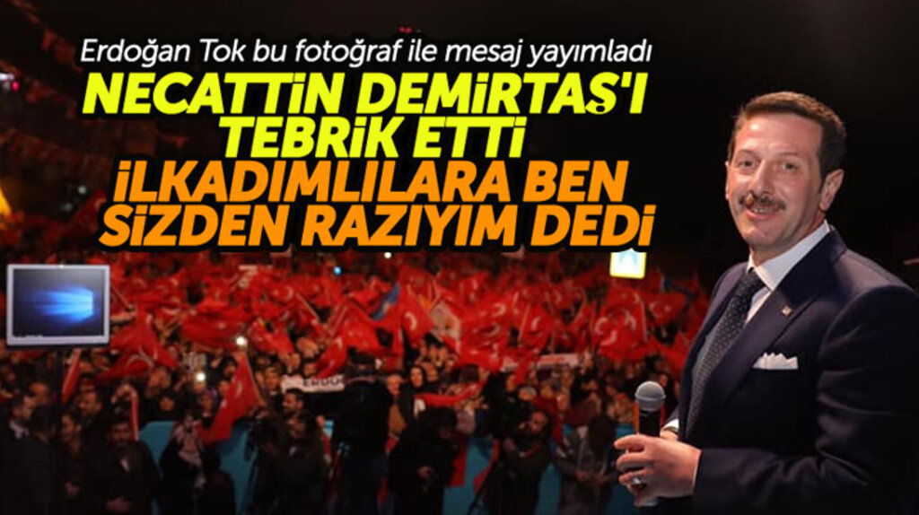 Erdoğan Tok İlkadım Belediyesine başkan seçilen Necattin Demirtaş'ı tebrik etti