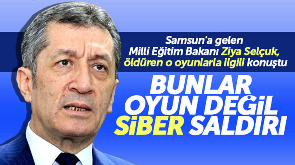 Milli Eğitim Bakanı Selçuk Samsun'da konuştu: Momo ve Mavi Balina siber saldırıdır