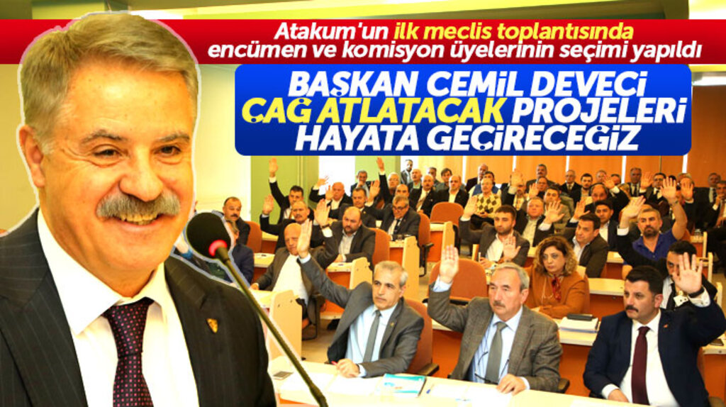 Samsun'da Deveci'nin başkan olduğu Atakum Belediyesinde encümen ve komisyon üyeleri seçildi