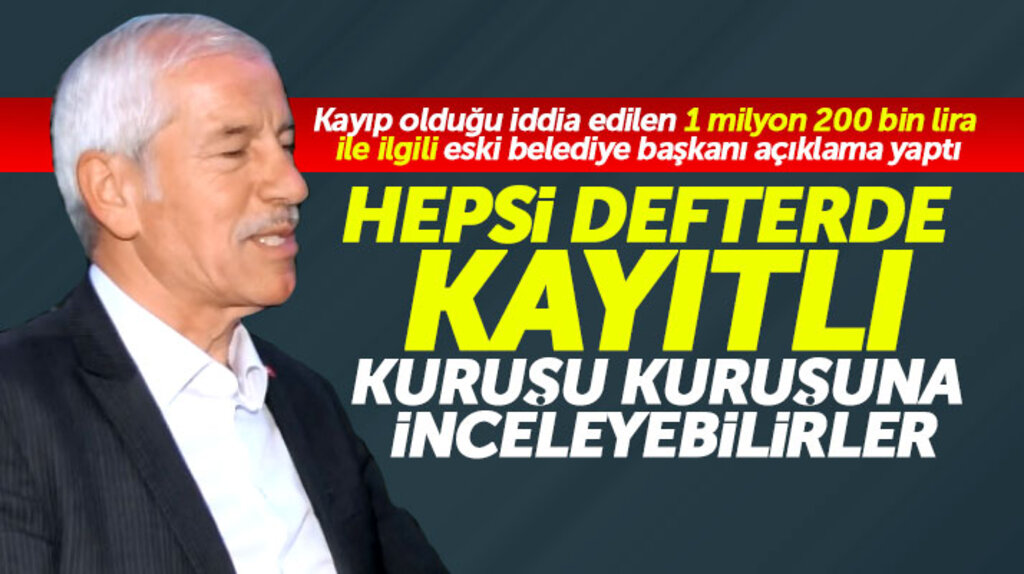 Samsun'da eski belediye başkanı Hadi Uyar, kayıp olduğu gündeme gelen para ile ilgili açıklama yaptı