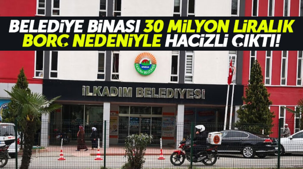 Samsun'da satışı gündeme gelen İlkadım Belediyesi binasının hacizli olduğu ortaya çıktı