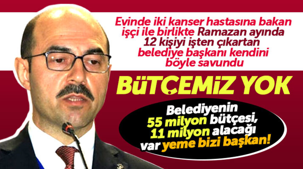 Samsun'da 12 işçiyi işten çıkartan Terme Belediye Başkanı Ali Kılıç: Bütçemiz yok