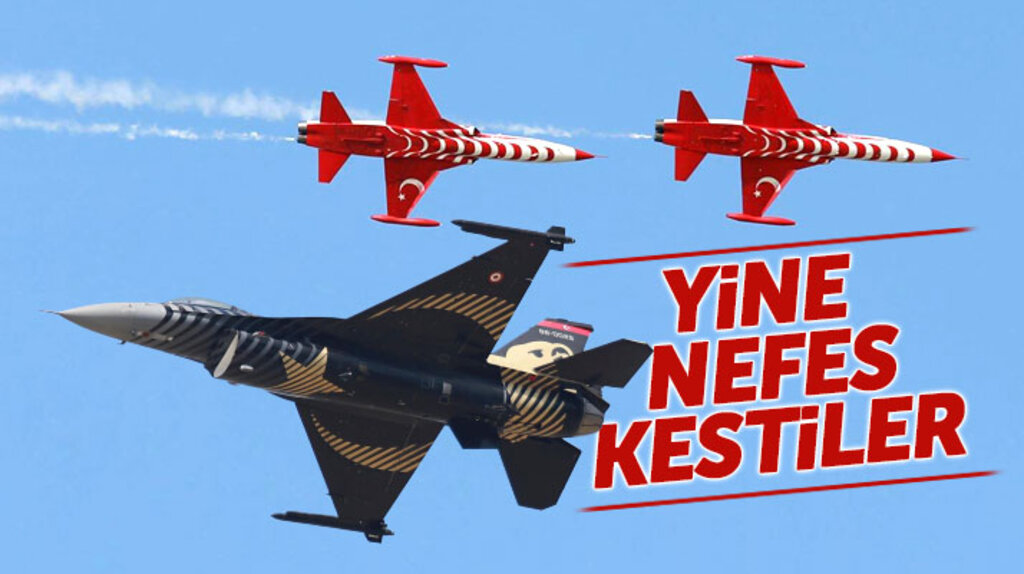 Samsun'da 19 Mayıs'ın 100'üncü yılı öncesi Türk Yıldızları prova uçuşları ile nefes kesti