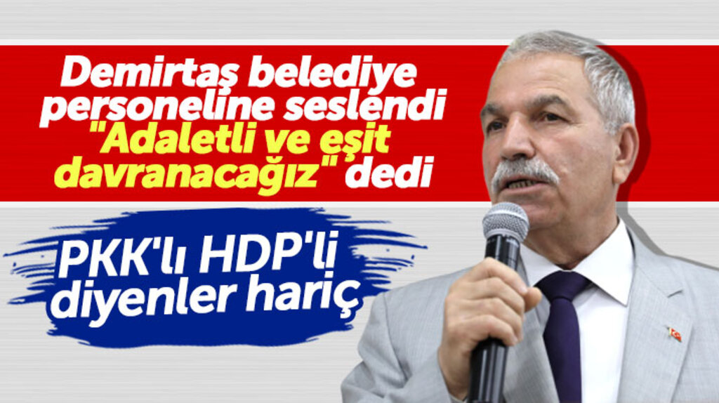 İlkadım Belediye Başkanı Necattin Demirtaş personele seslendi: Adaletli ve eşit davranacağız