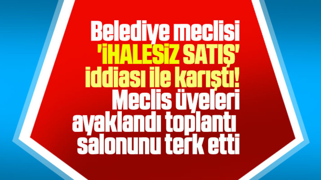 Samsun'da ihalesiz satış iddiası o belediyenin meclisini karıştırdı!