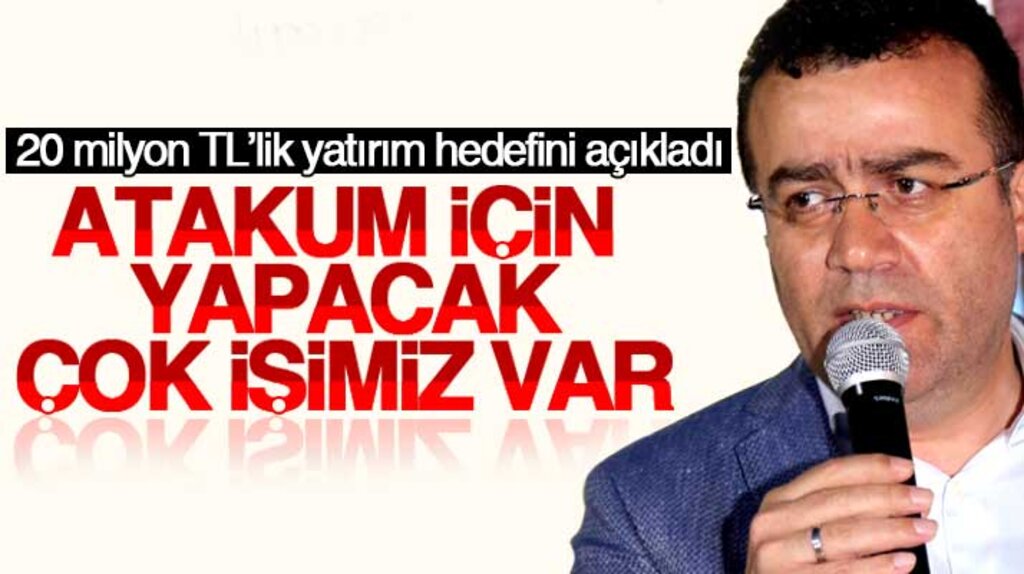İshak Taşçı'dan Atakum ilçesi için 20 milyon TL'lik yatırım hedefi açıklaması