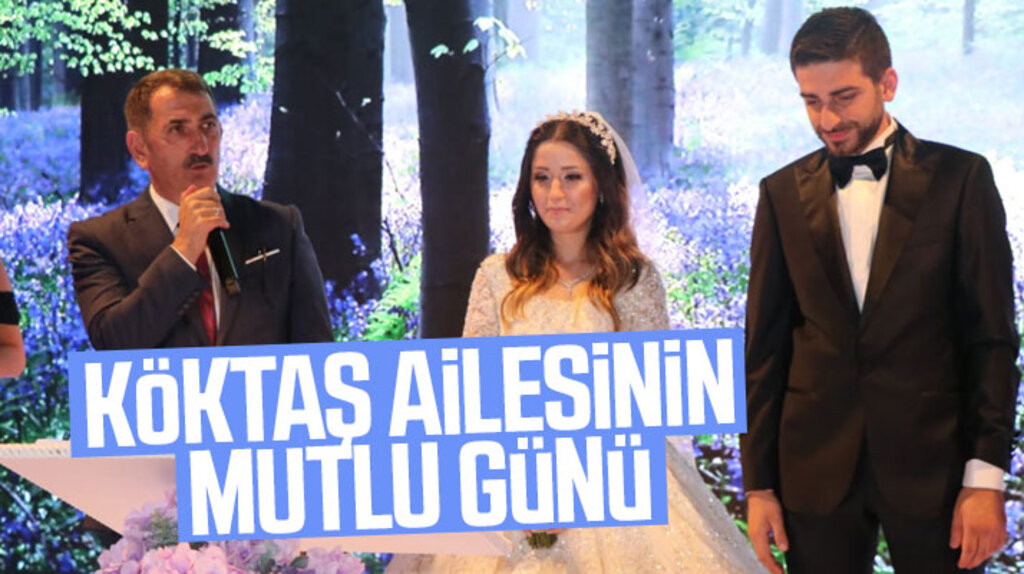 AK Parti Samsun Milletvekili Fuat Köktaş'ın yeğeni Murat Köktaş dünya evine girdi
