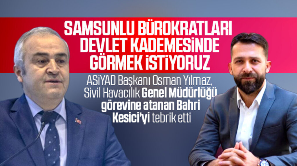 ASİYAD Başkanı Osman Yılmaz genel müdürlüğe atanan Bahri Kesici'yi tebrik etti
