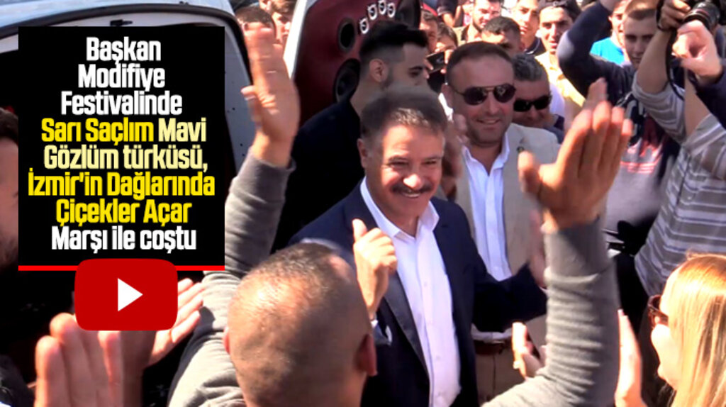 Atakum Belediye Başkanı Cemil Deveci, modifiye araç festivalinde İzmir Marşı ile coştu