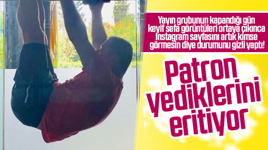 Samsun'da kapanan Haber Medya Grubunun patronu, kendini spora verdi