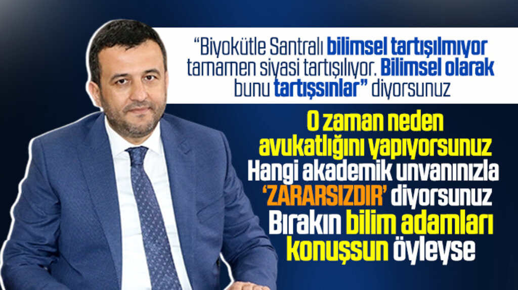 Çarşamba Belediye Başkanı Doğan biyokütle santralinin bilimsel olarak tartışılmasını istedi