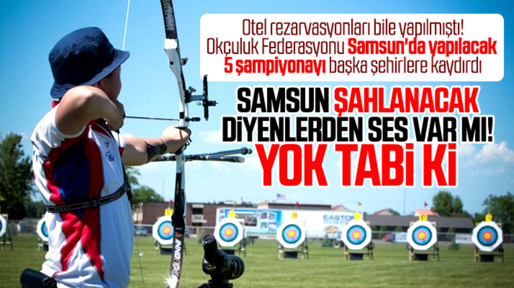 Samsun'da yapılacak 5 şampiyona iptal edildi şehrin yöneticilerinden ses yok