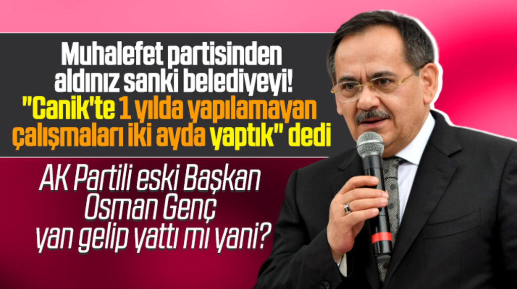 Mustafa Demir söyledi! Canik ilçesinde 1 yılda yapılamayan çalışmaları iki ayda yaptık