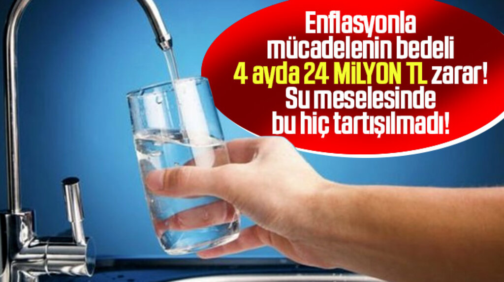 Samsun'da yüzde 15'lik su indiriminde 4 ayda 24 milyon TL zarar edildi