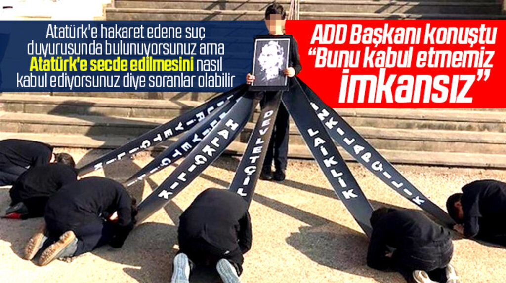 Samsun ADD Şubesi Başkanı Özkefeli Atatürk'e secde görüntülerini kınadı