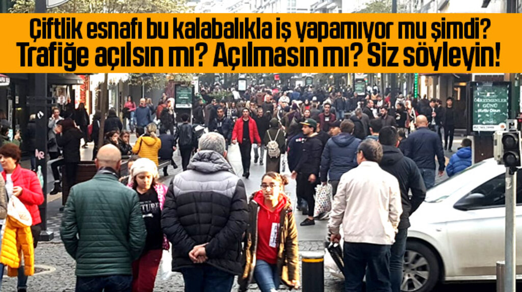 Samsun'da Çiftlik caddesi insan seline uğradı