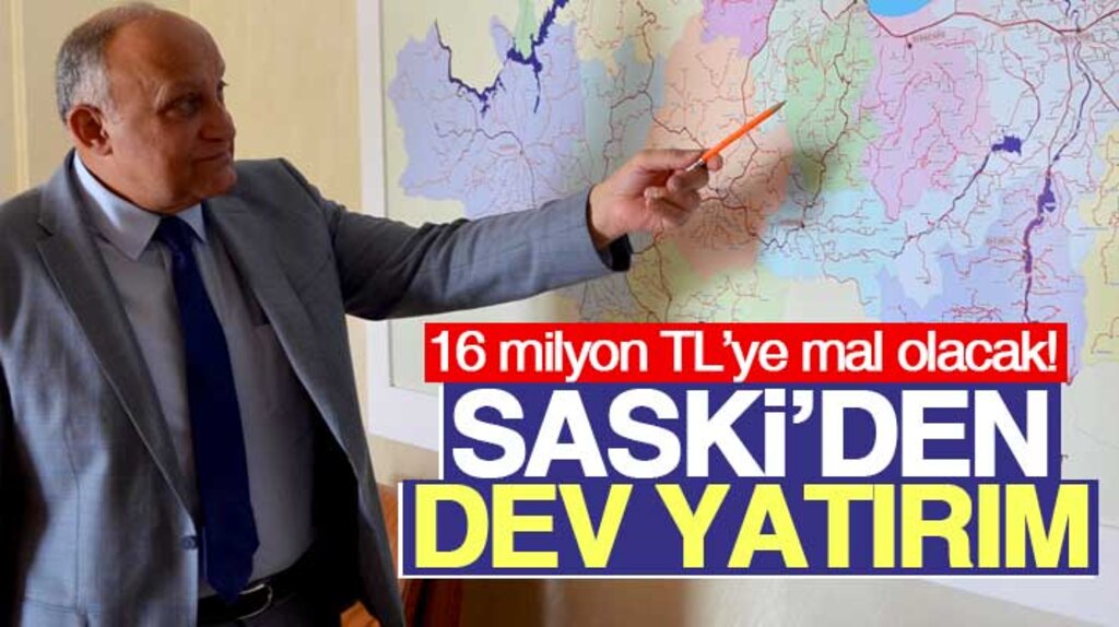 SASKİ'den Vezirköprü ilçesine 16 milyon TL'lik dev yatırım
