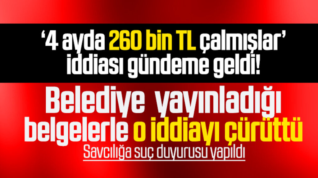 Atakum Belediyesi 260 bin liranın zimmete geçirildiği iddiasını belgelerle yalanladı
