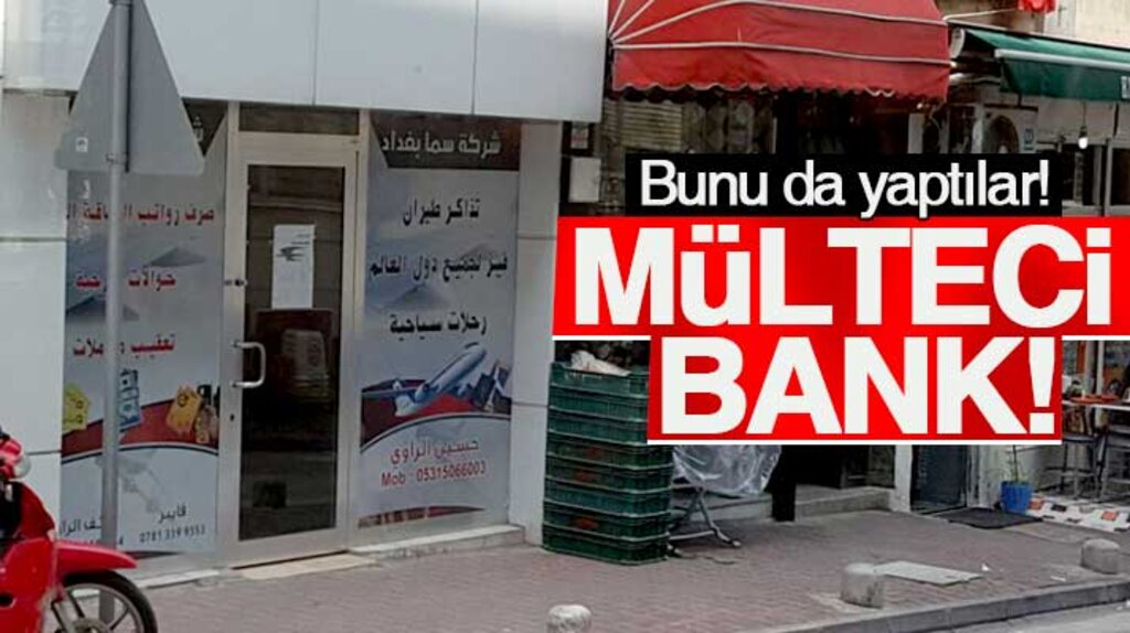 Samsun'da mülteciler banka bile kurdu