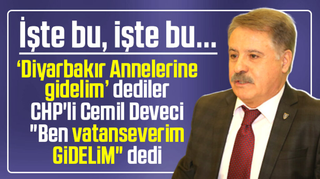 Cemil Deveci Diyarbakır Annelerini ziyaret etme teklifine 'Gidelim' yanıtını verdi