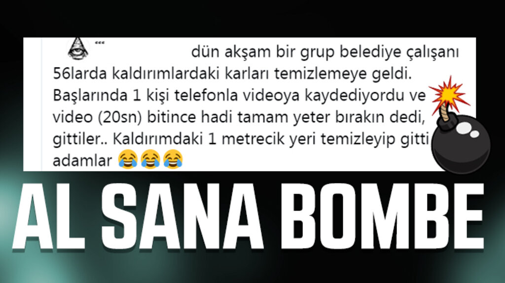 Samsun'da kar temizleyen çalışanlara video çekildikten sonra bırakın denildi iddiası