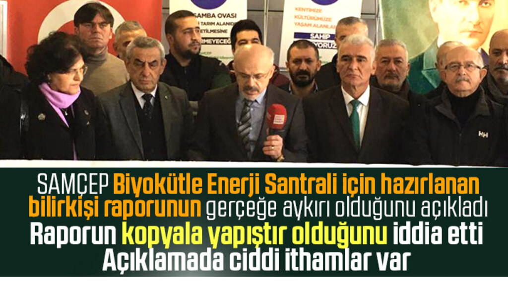 Samsun Çevre Platformu Biyokütle Santralinin bilirkişi raporuna tepki gösterdi
