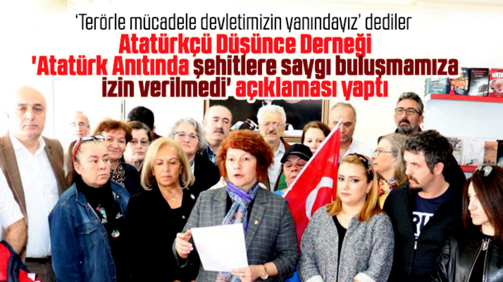ADD Samsun Şube'nin şehitlere saygı buluşmasına izin verilmedi