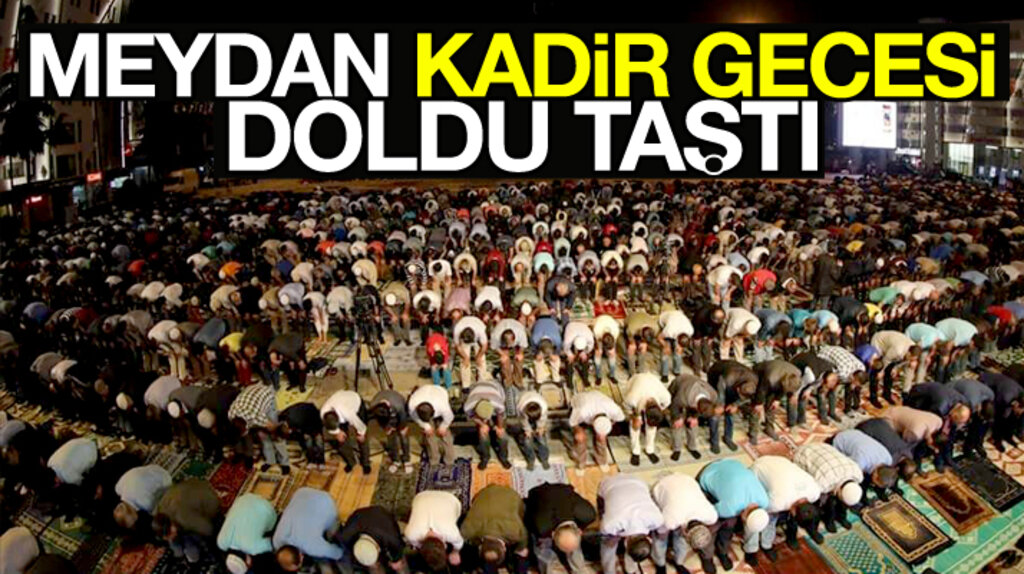 Samsun Cumhuriyet Meydanı Kadir Gecesinde doldu taştı