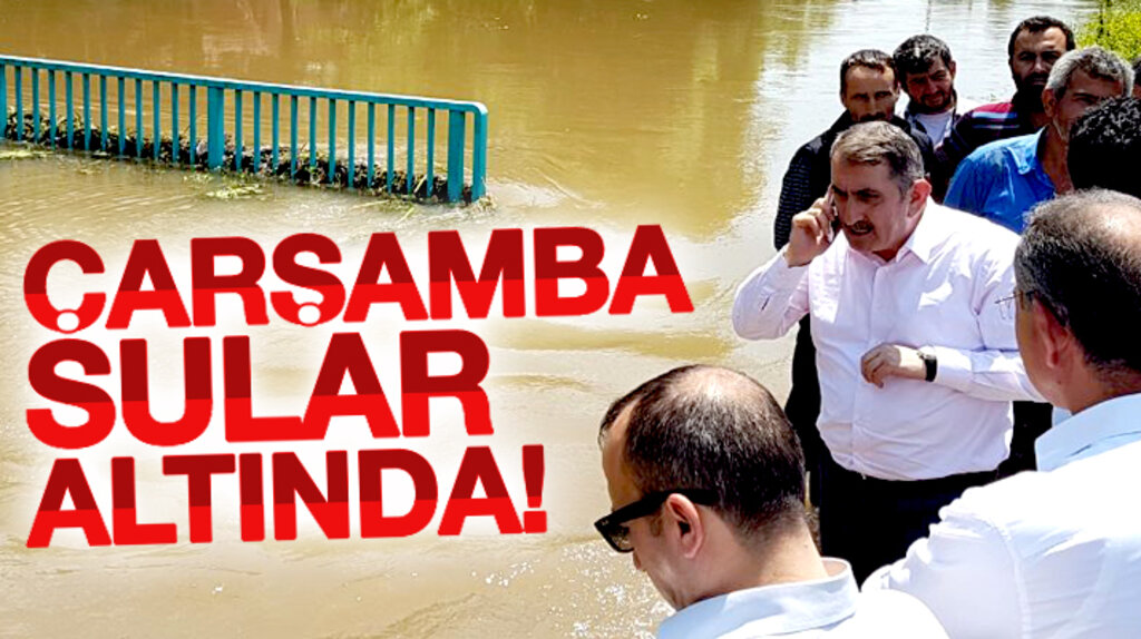 Fuat Köktaş, sular altında kalan Çarşamba ilçesine gitti