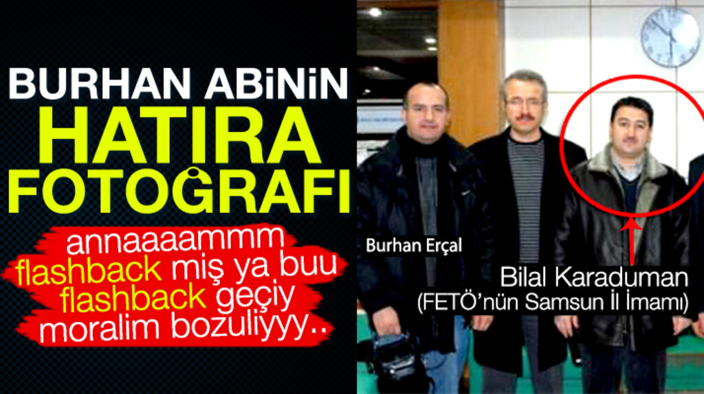 Samsun'da işadamı Burhan Erçal'ın FETÖ imamı Bilal Karaduman ile hatıra fotoğrafı ortaya çıktı
