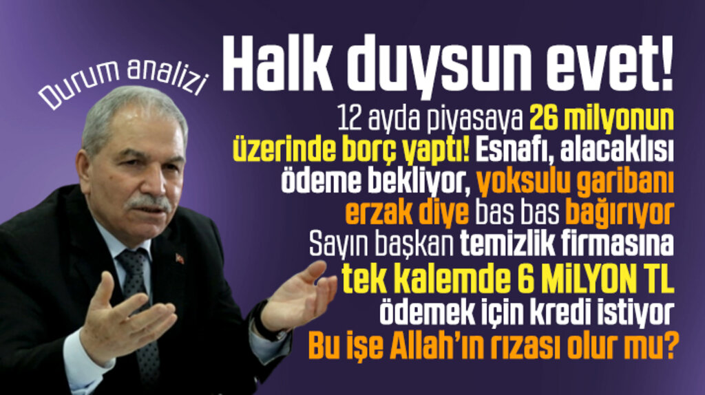 Esnaf para bekliyor, vatandaş erzak! Belediye ise firmaya 6 milyon akıtma derdinde