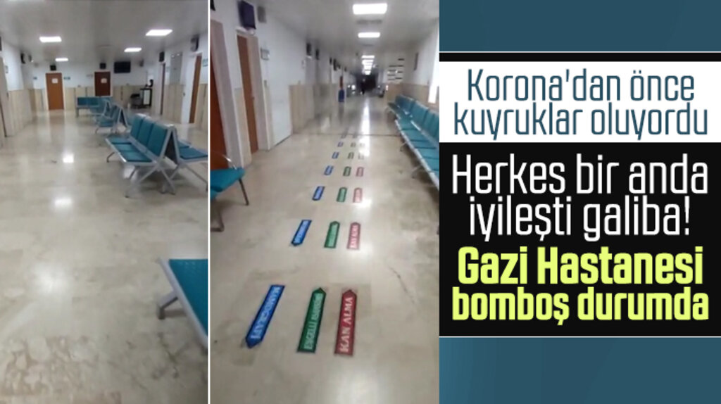 Samsun Gazi Devlet Hastanesi Korona Virüs sonrası bomboş kaldı