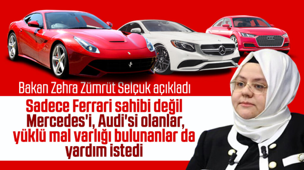 Sadece Ferrari'si olan değil Mercedes'i, Audi'si olanlarda başvurmuş