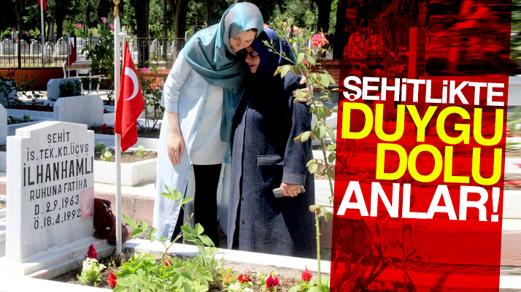 Çiğdem Karaaslan Samsun'da arefe günü şehitlerin mezarlarını ziyaret etti
